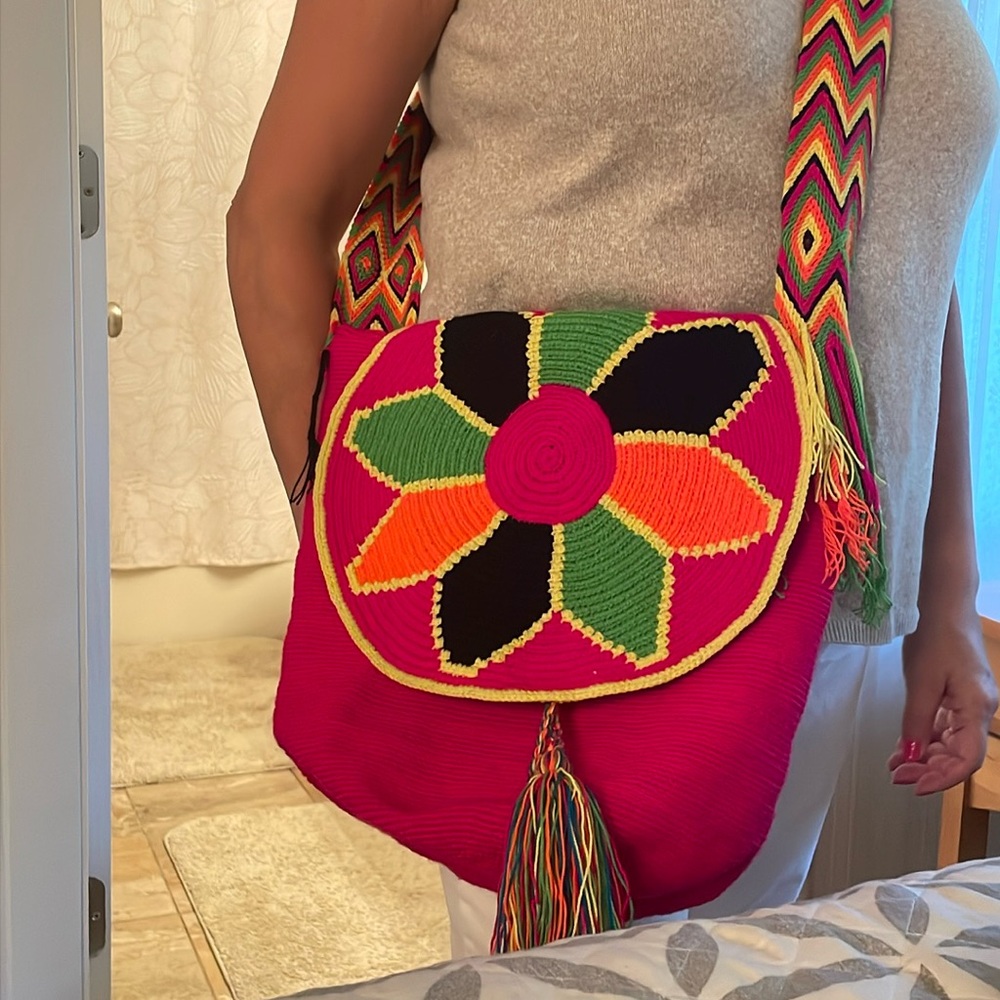 Mochilla Handmade Colombian Colorful Bag